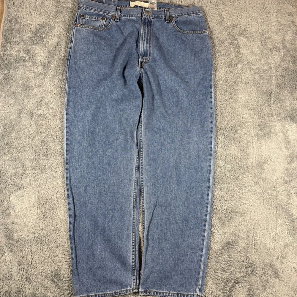 Y2K Levis 550 Relaxed Fit Baggy Light Blue‎ Made in USA Mens Size 40x34