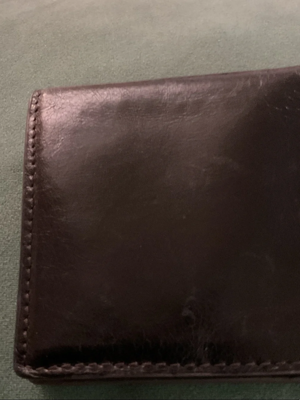 HOBO Black Leather Snap-Closure Wallet