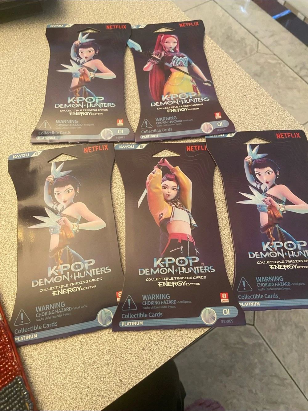 K-POP Demon Hunters Energy Collectible Trading Cards - Netflix