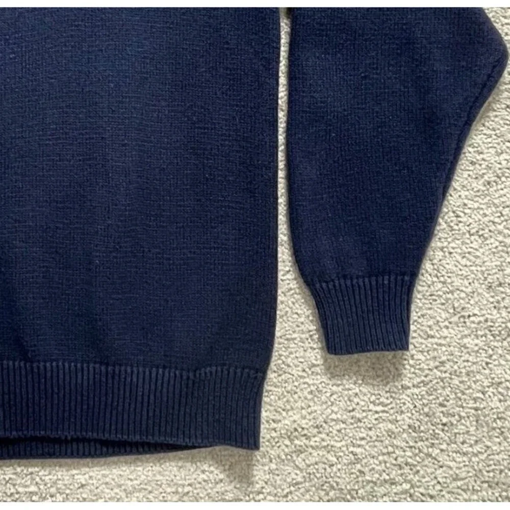 Vintage American Eagle Sweater‎ Mens Large Multi Color Block Dad Striped Crew