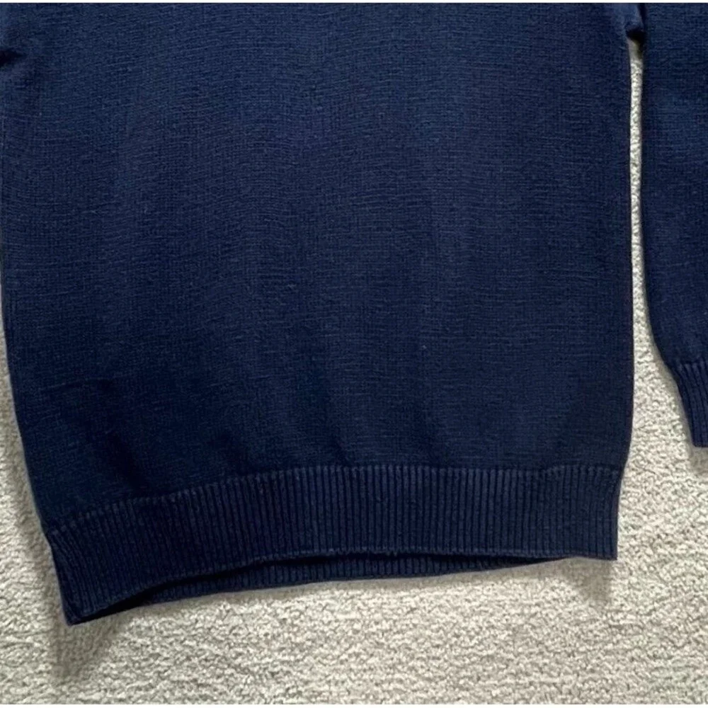 Vintage American Eagle Sweater‎ Mens Large Multi Color Block Dad Striped Crew