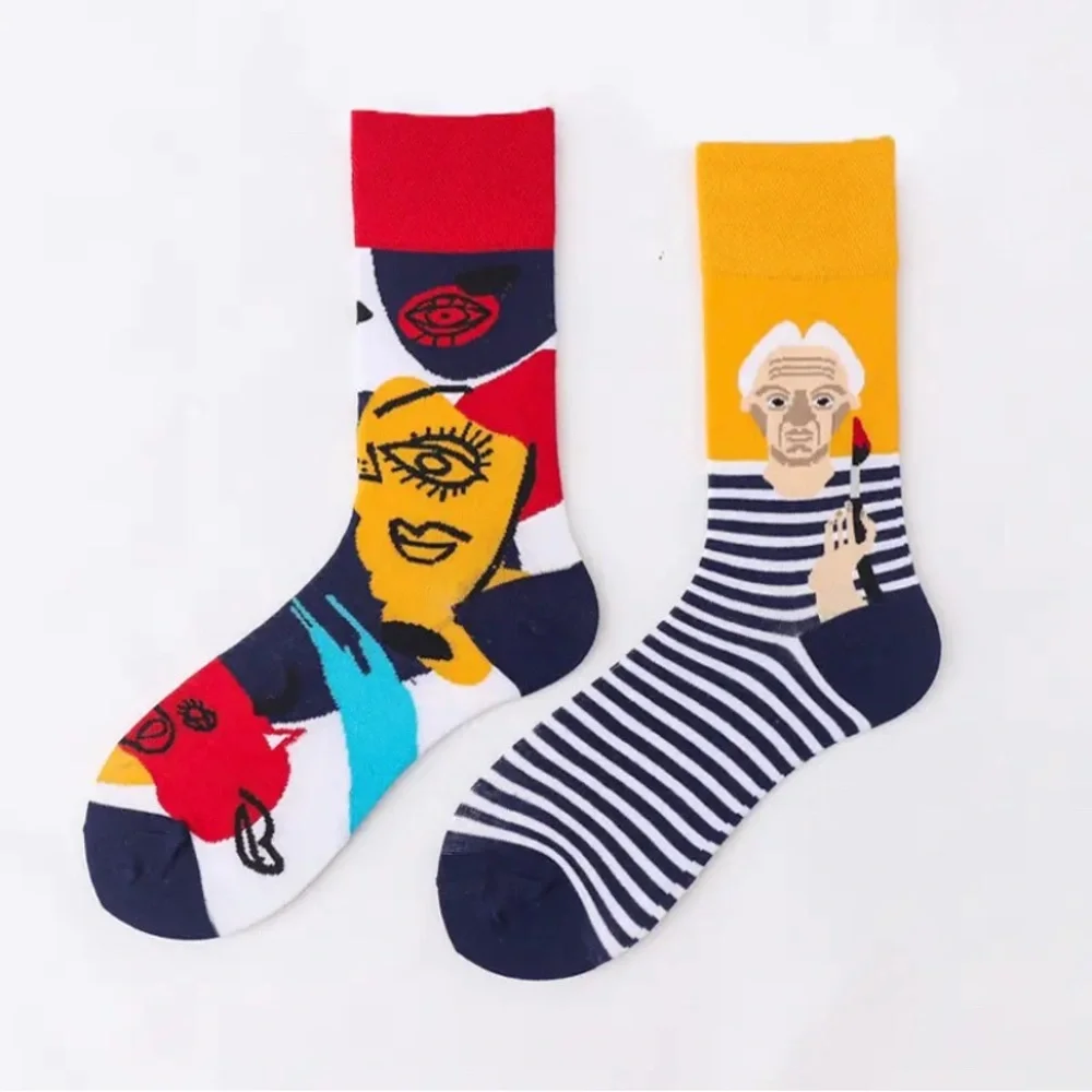1-5pairs Happy Easter Gift Socks