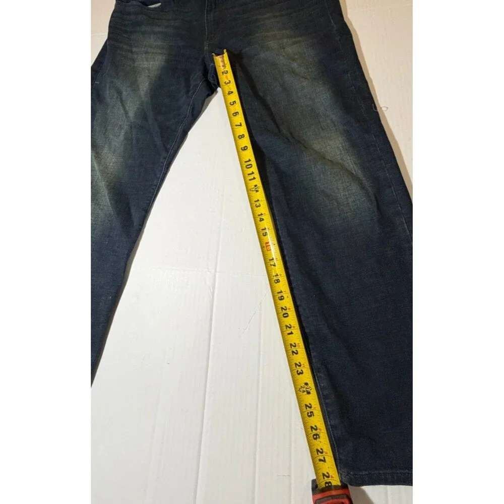 Lucky Brand Mens Jeans 38x30 Dark Wash Indigo Denim Straight Leg Casual Pants