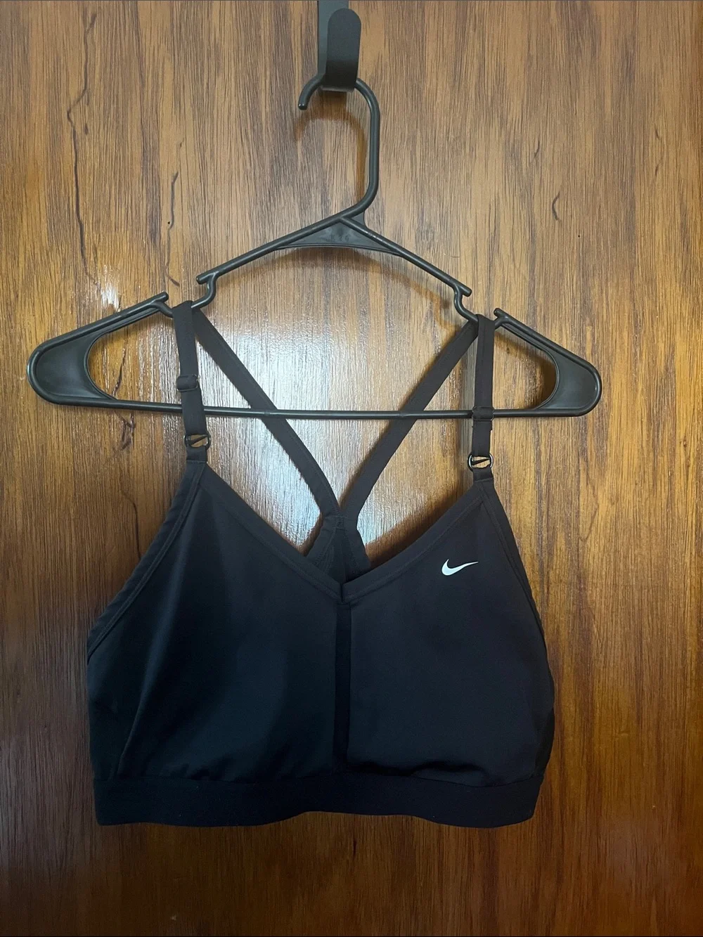 Nike Black Racer Back Low‑Impact Sports Bra