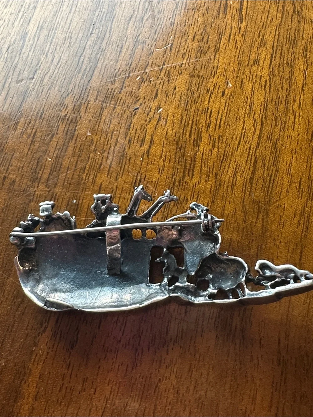 Vintage silver tone