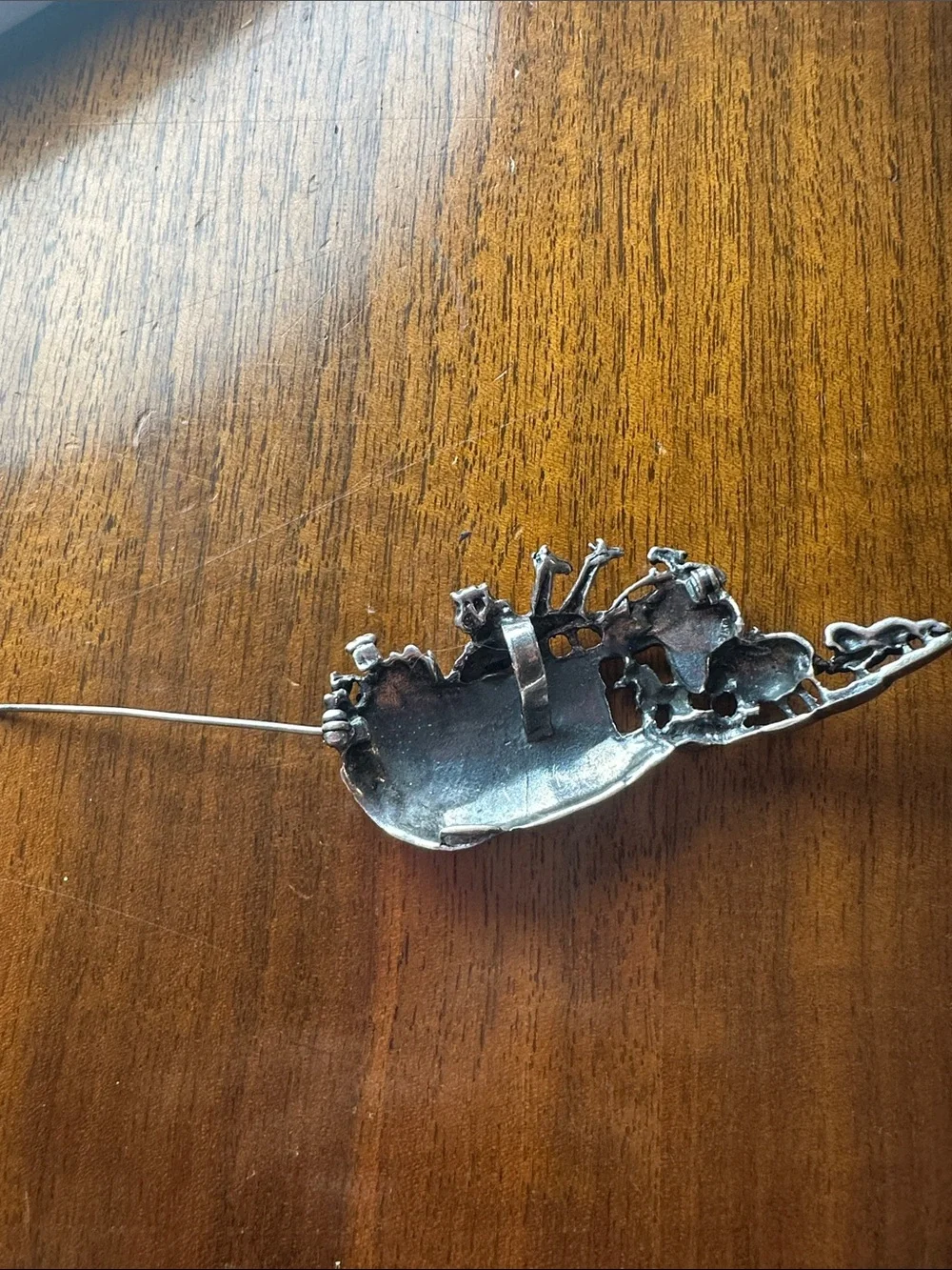 Vintage silver tone