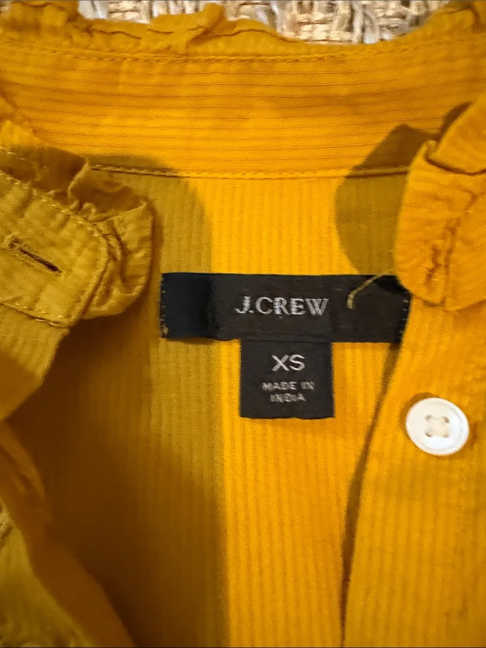 J. Crew lightweight mustard