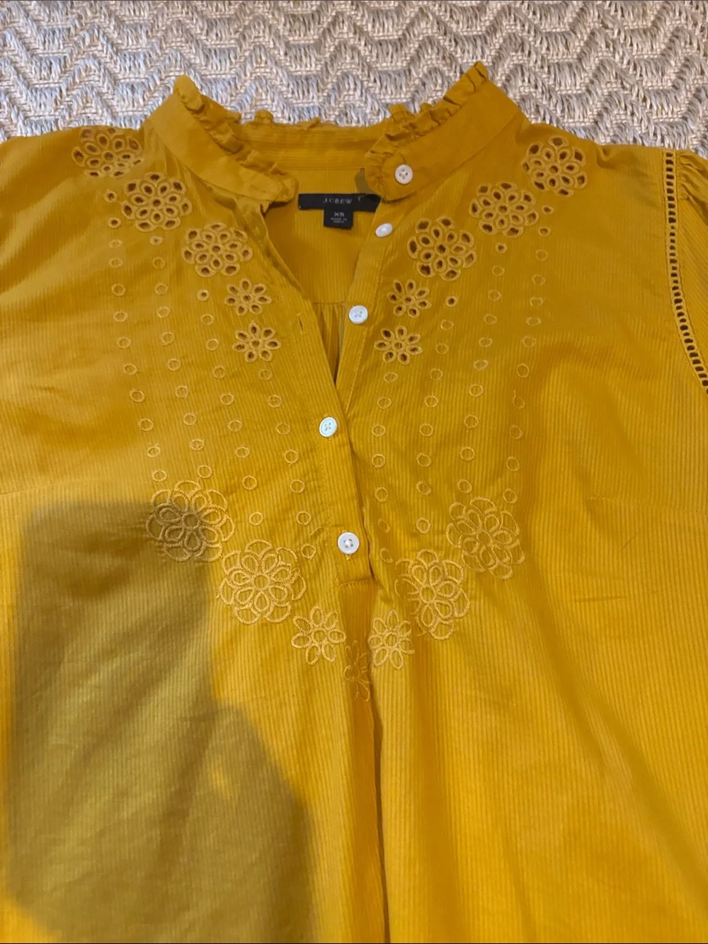 J. Crew lightweight mustard