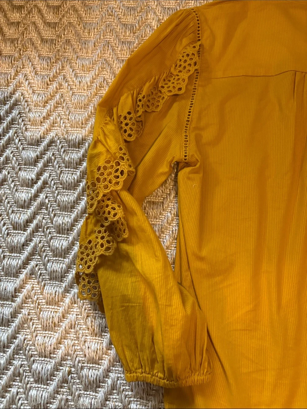 J. Crew lightweight mustard