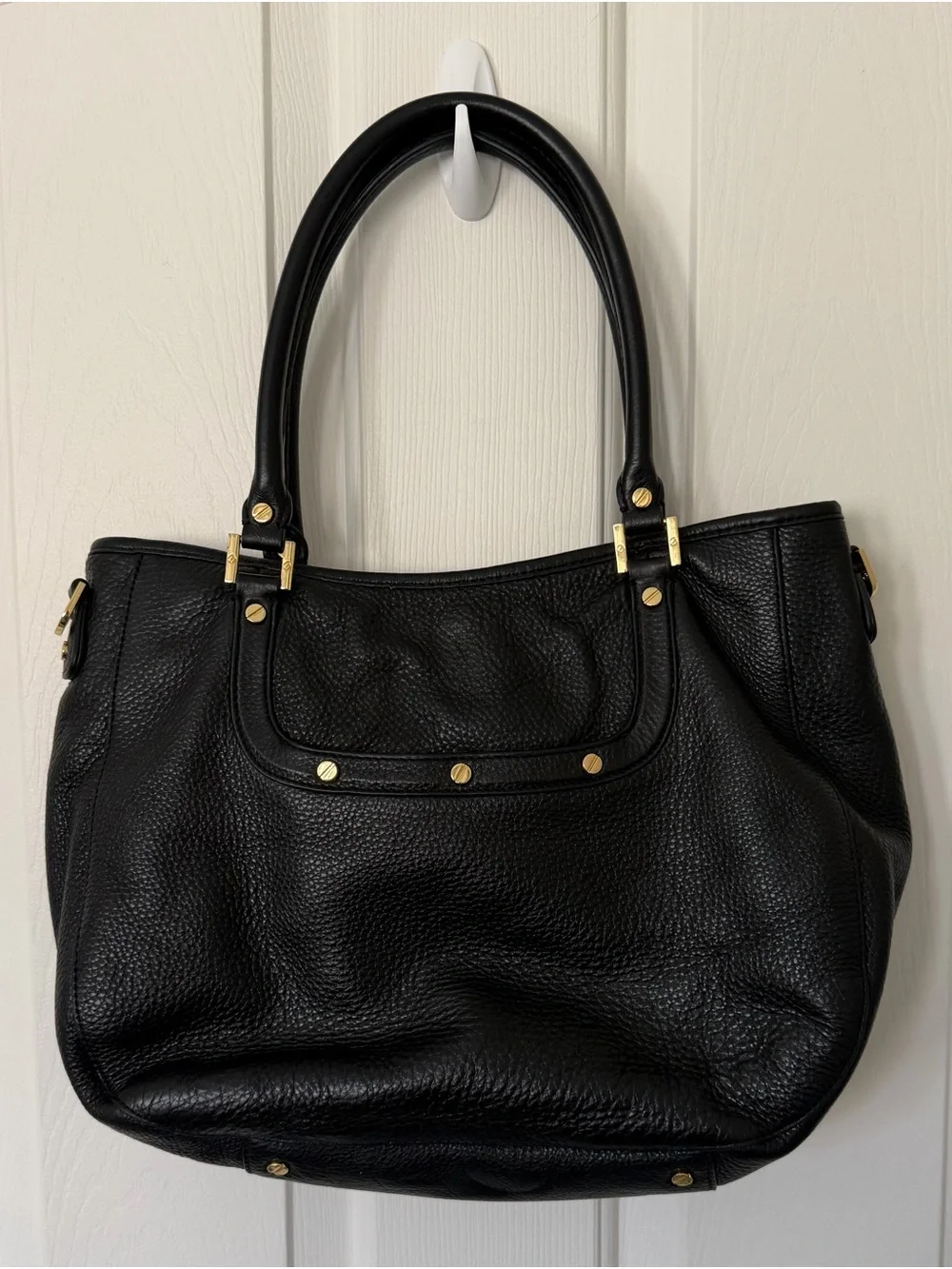 Tory Burch black pebbled