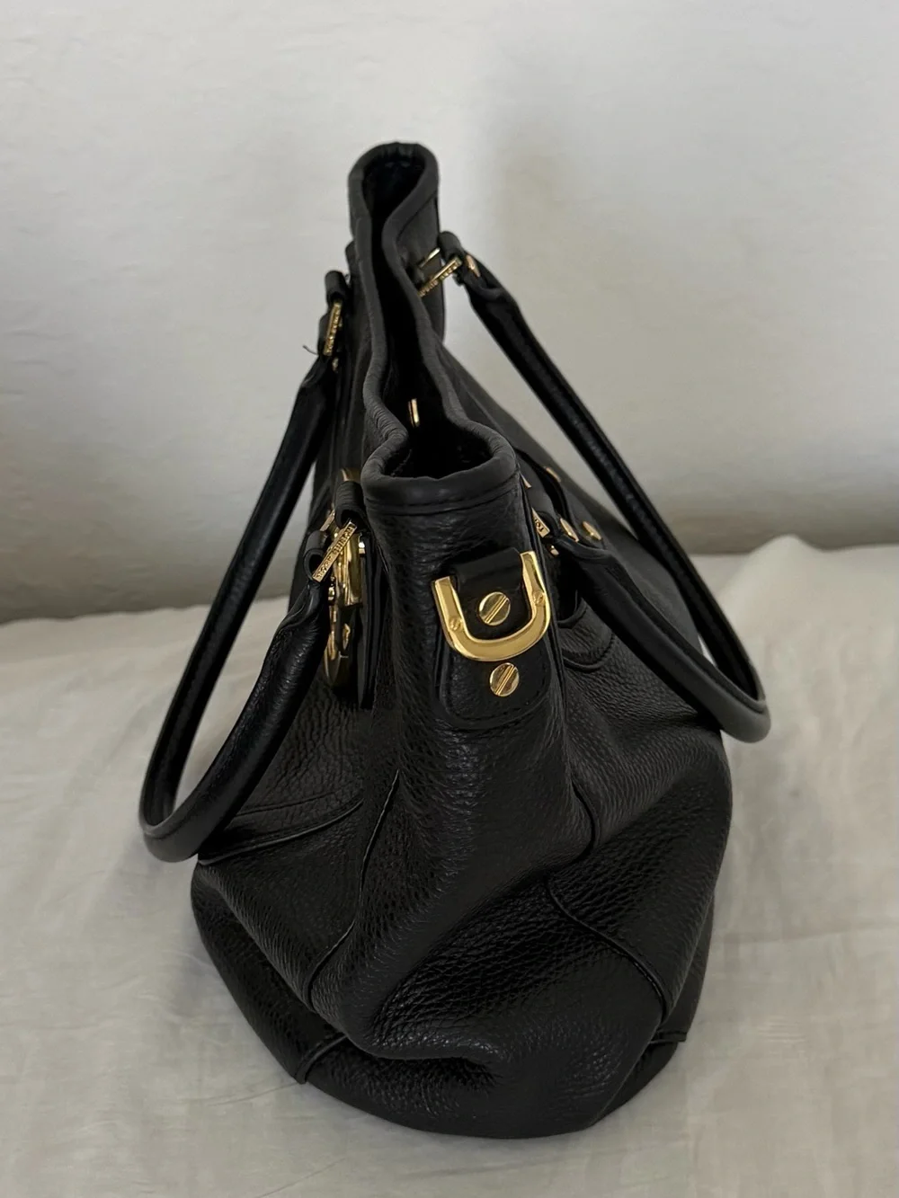Tory Burch black pebbled