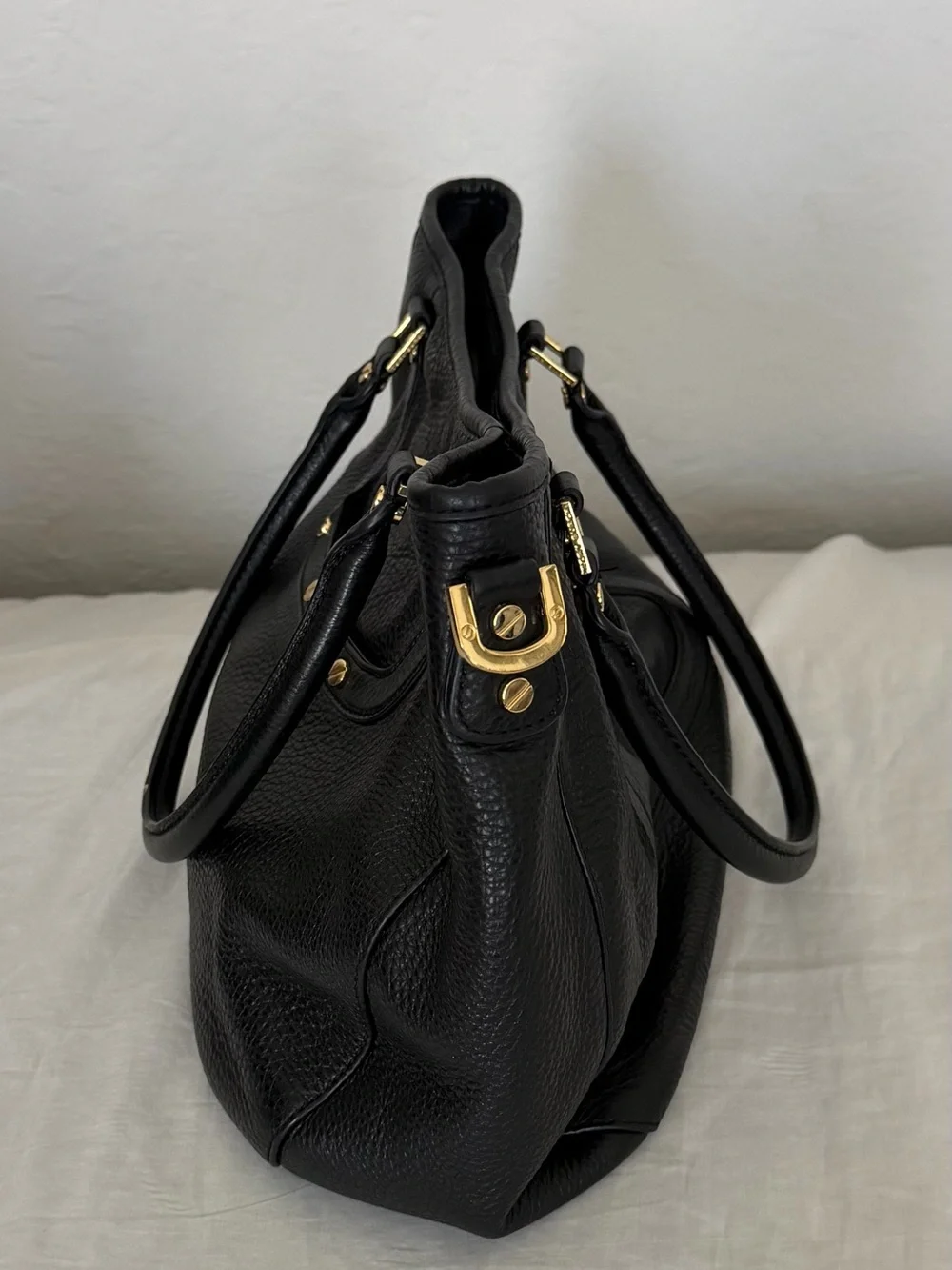 Tory Burch black pebbled