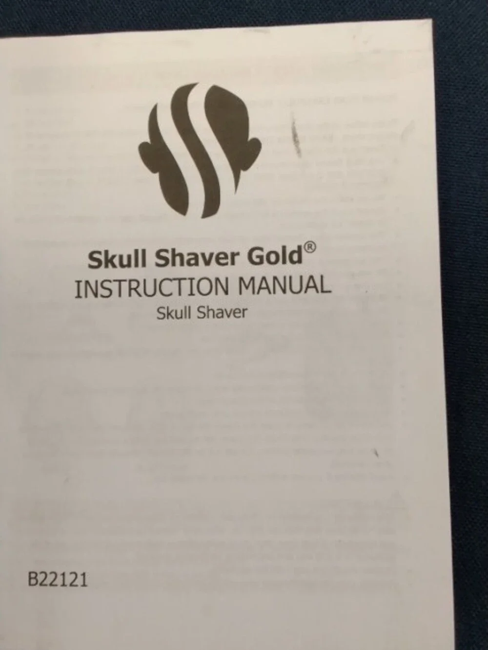 Skull Shaver Gold gold electric