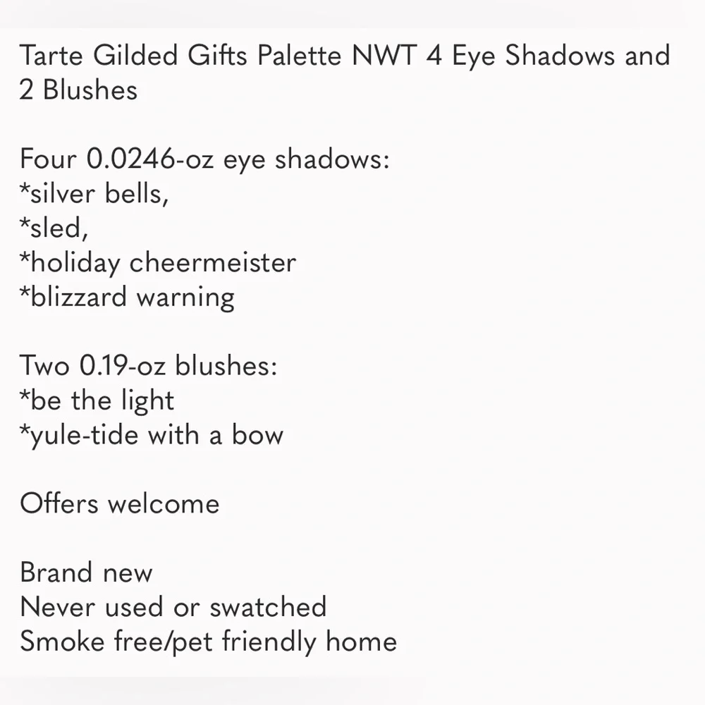 tarte gilded gifts