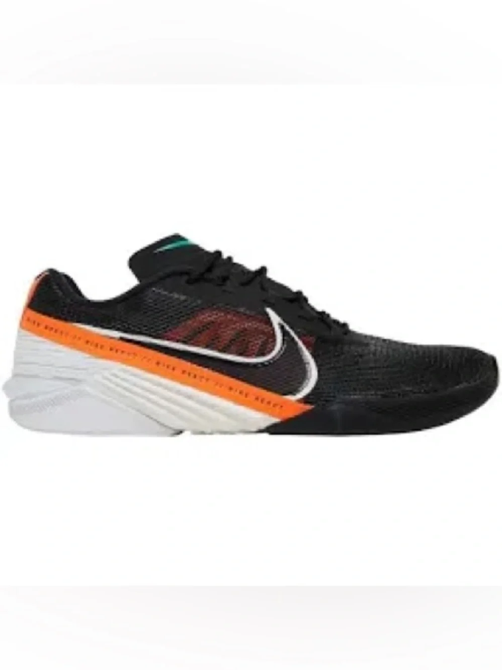Nike Metcon Turbo React Black Total Orange Size 10
