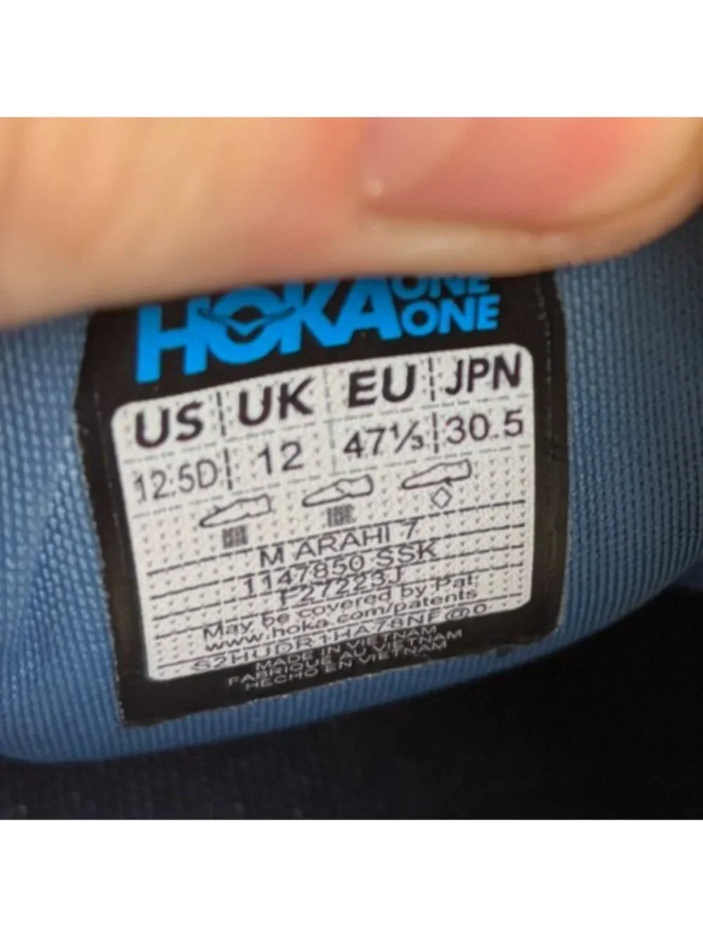 Hoka seller notes
