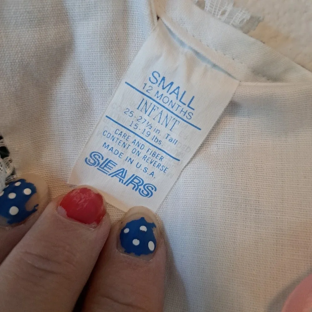 Sears charming bib