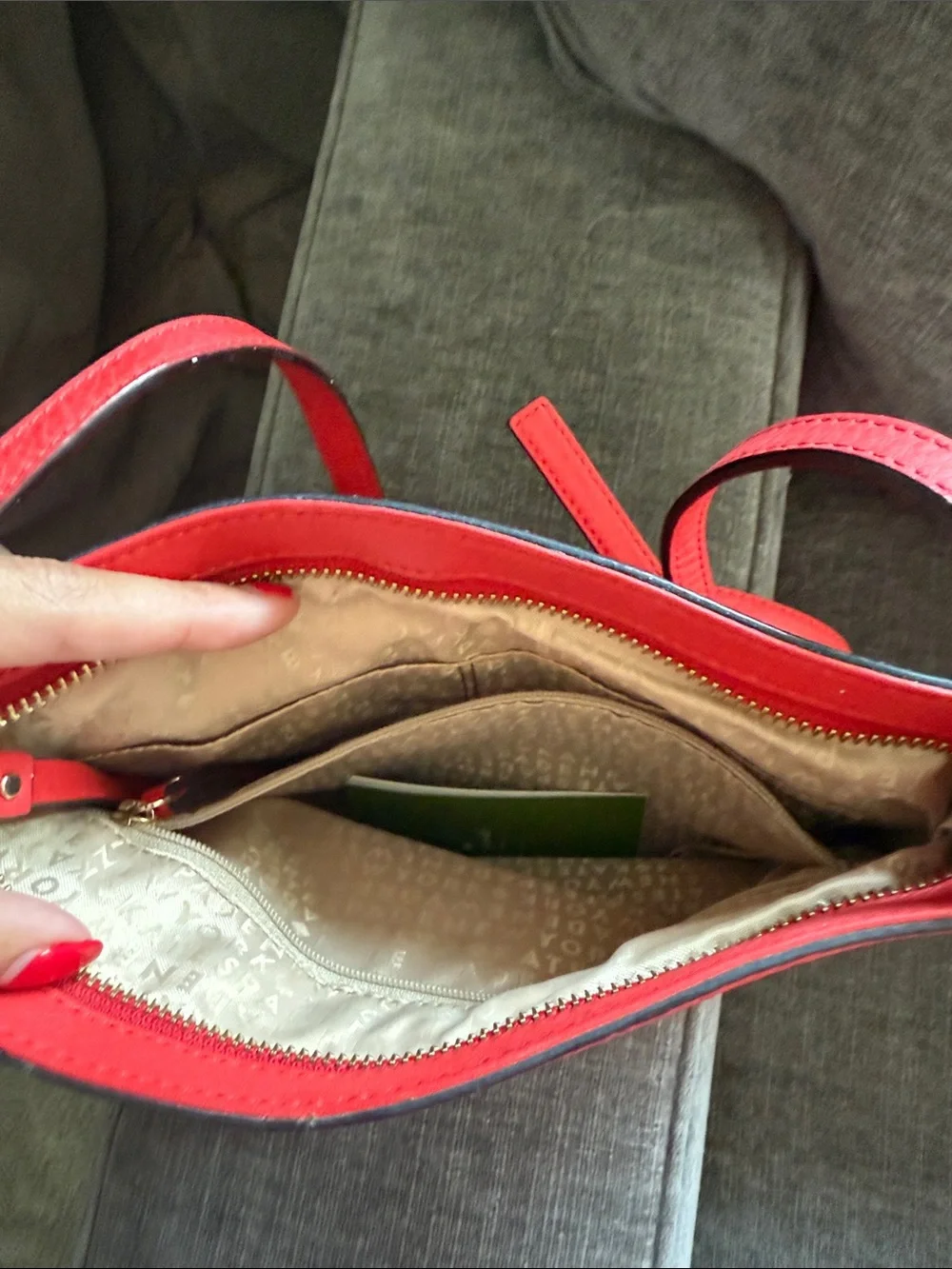 kate spade structured leather