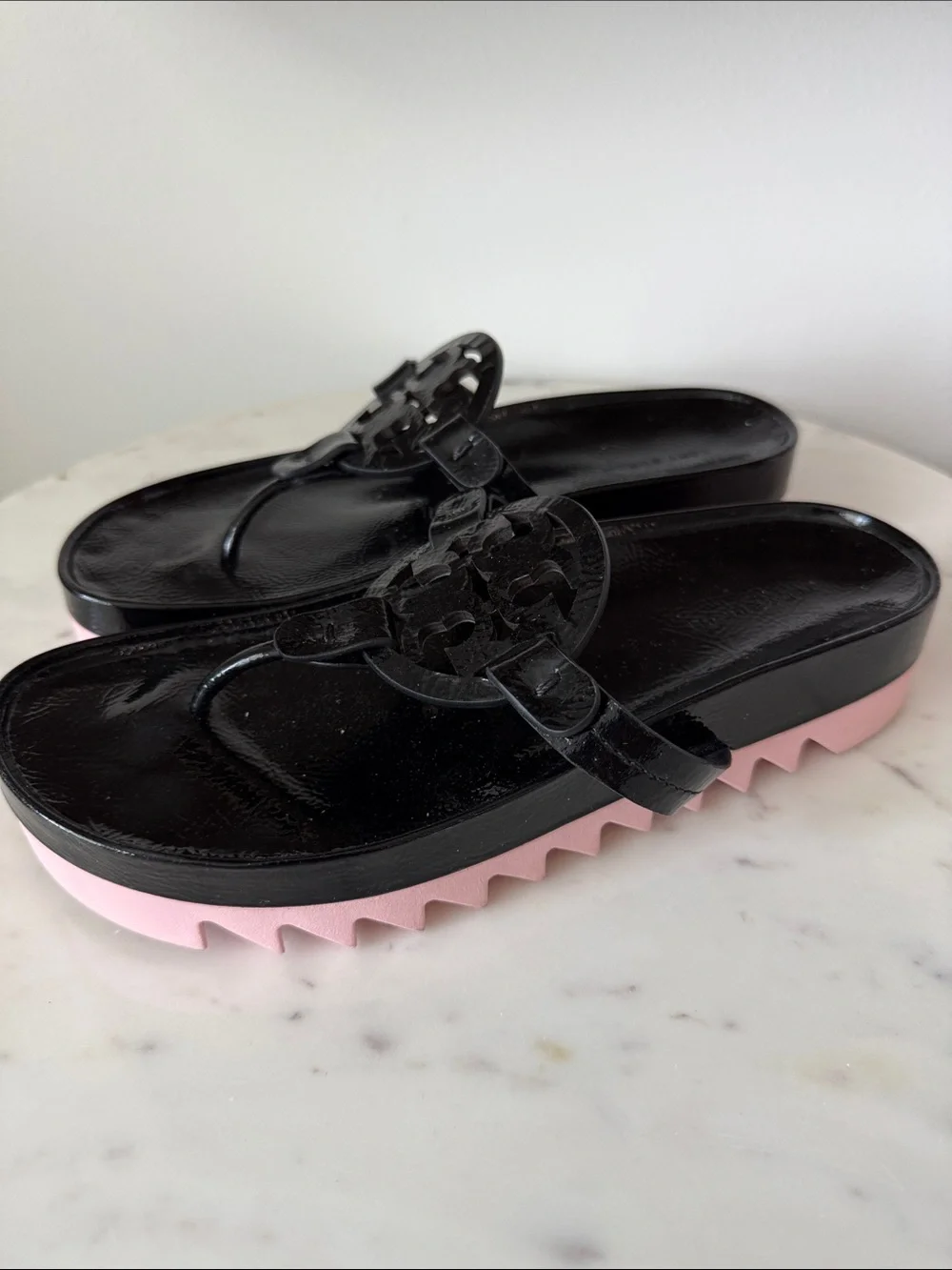 Tory Burch Miller Cloud Lug Sandals Size 8.5