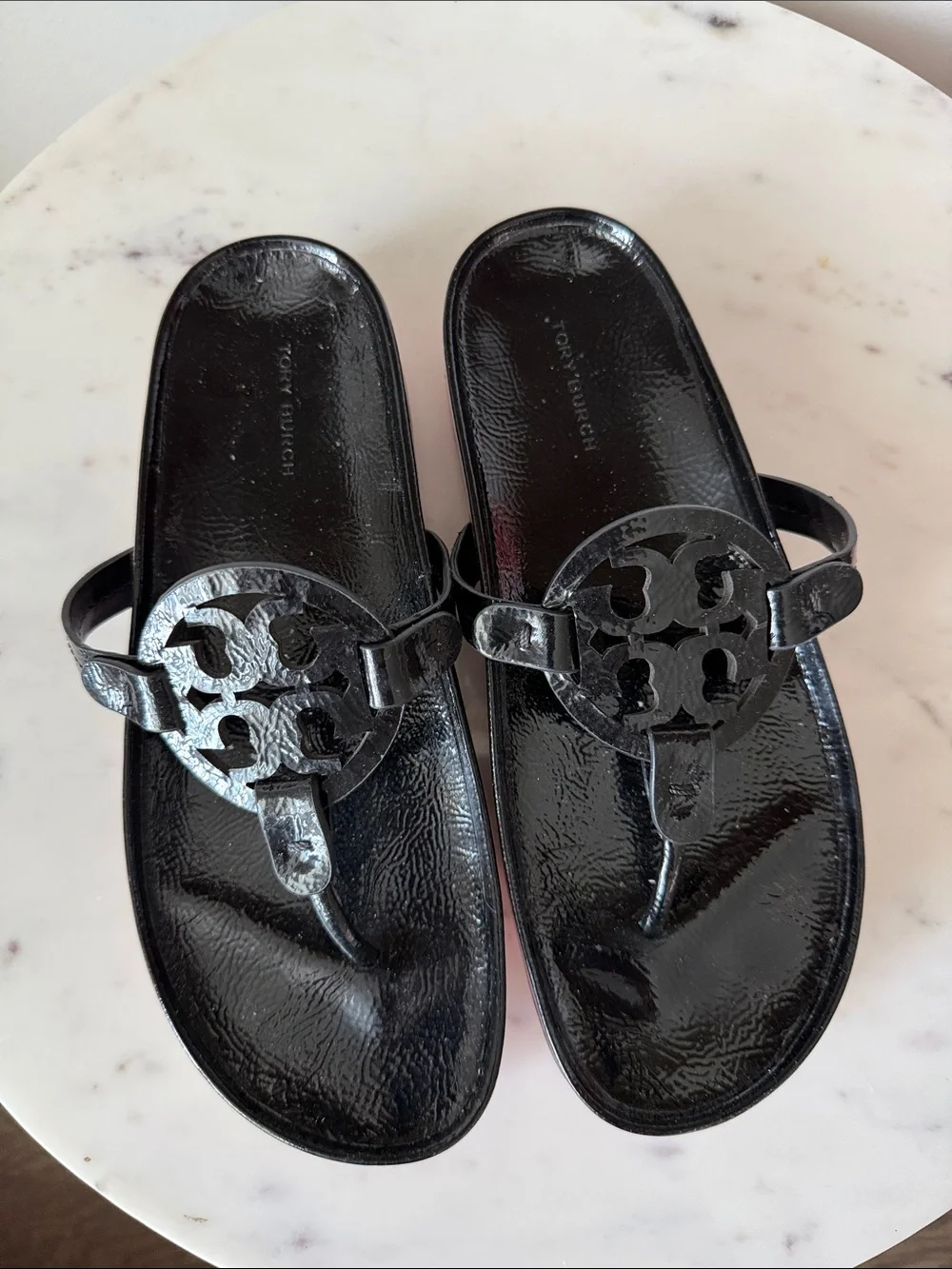 Tory Burch patent black