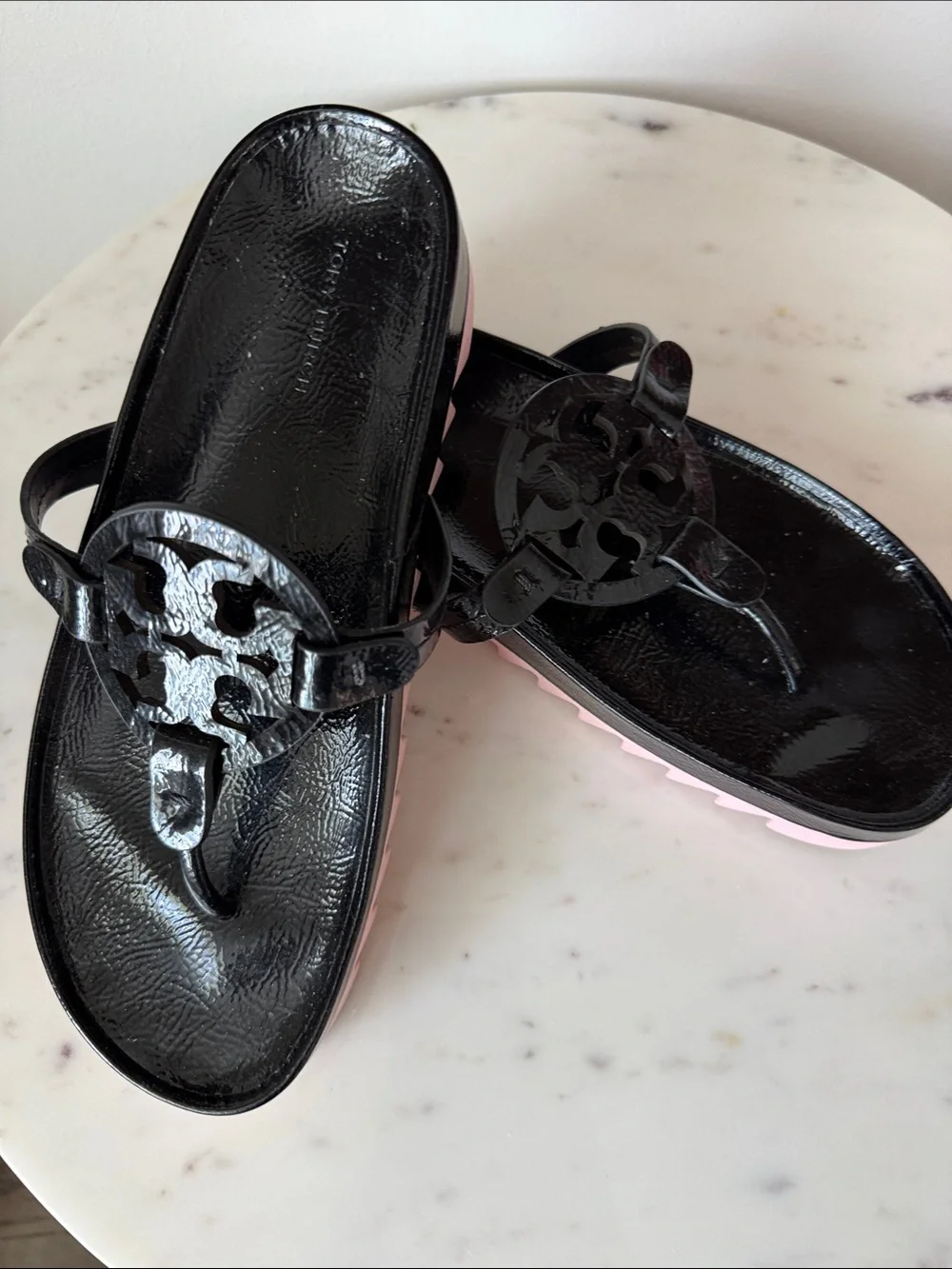 Tory Burch patent black