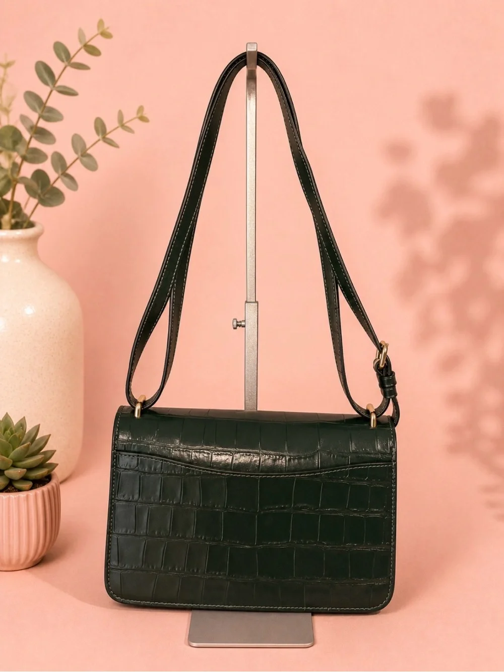 Coach croc embossed