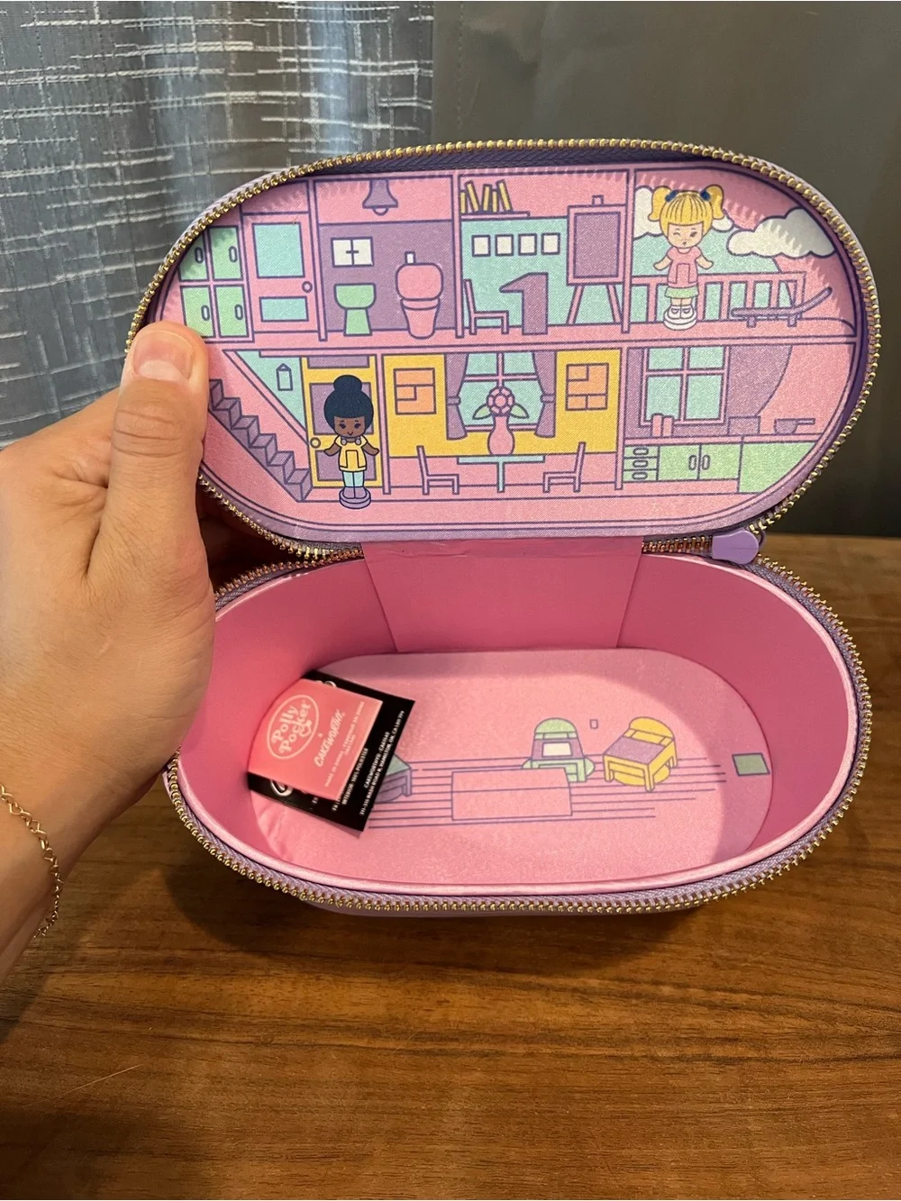 Polly Pocket Pink Cosmetic Case