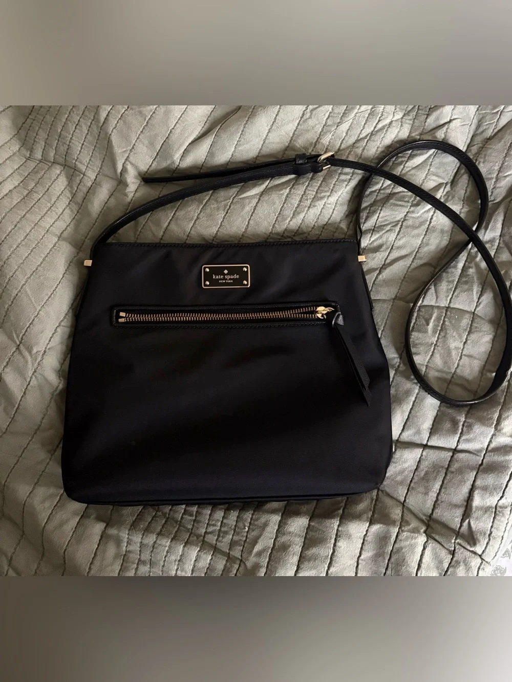 Kate Spade New York Black Nylon Crossbody Bag | Mint Condition