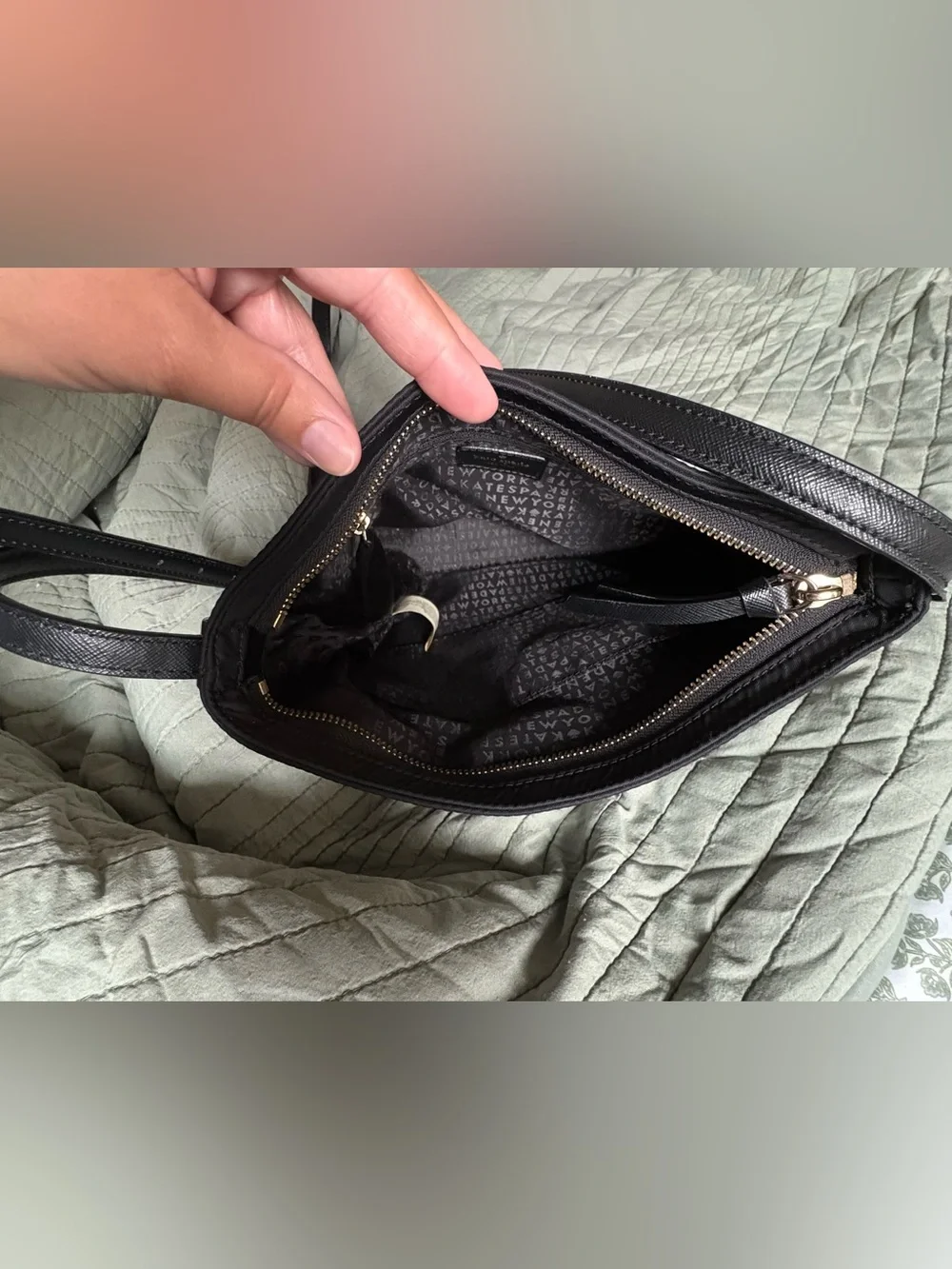 kate spade clean leather
