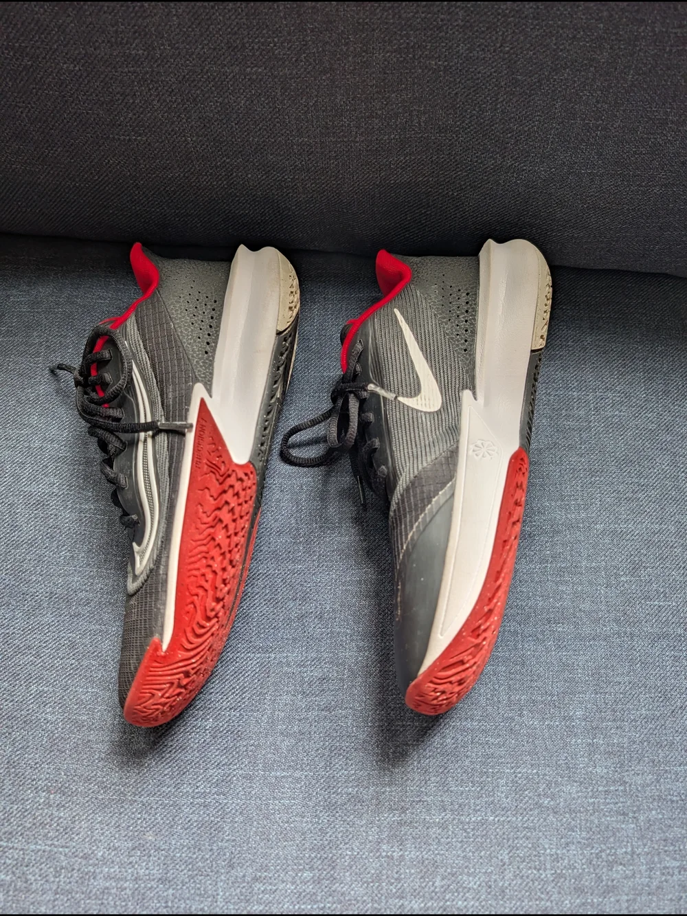 Nike Precision 7 Black University Red Basketball Shoes