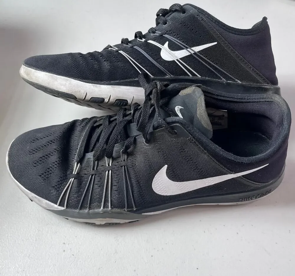 Nike Free TR 6 Black Training Shoes Mesh Sneakers Womens Size 8.5