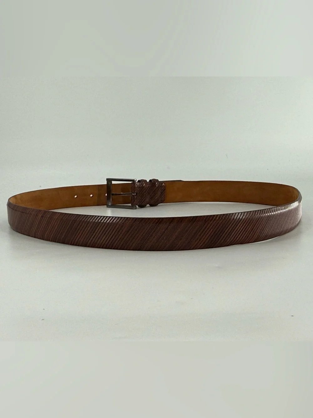 Lejon Beveled Edge Men’s Italian Calfskin Belt 14333 44