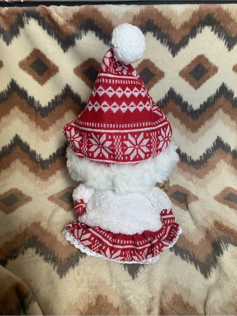 Christmas girl plush doll