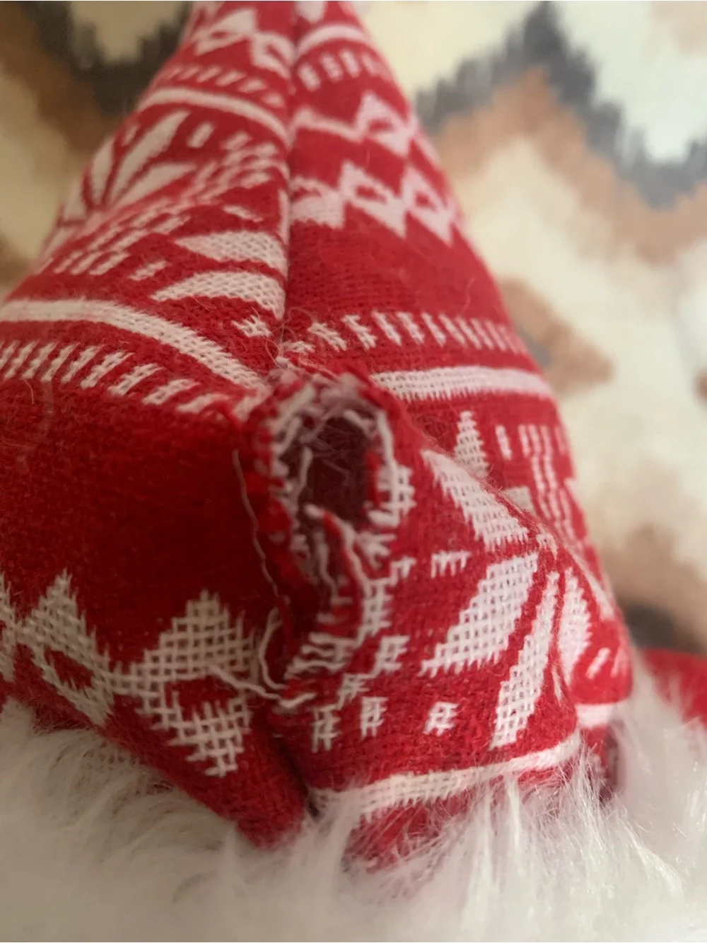 Christmas girl plush doll
