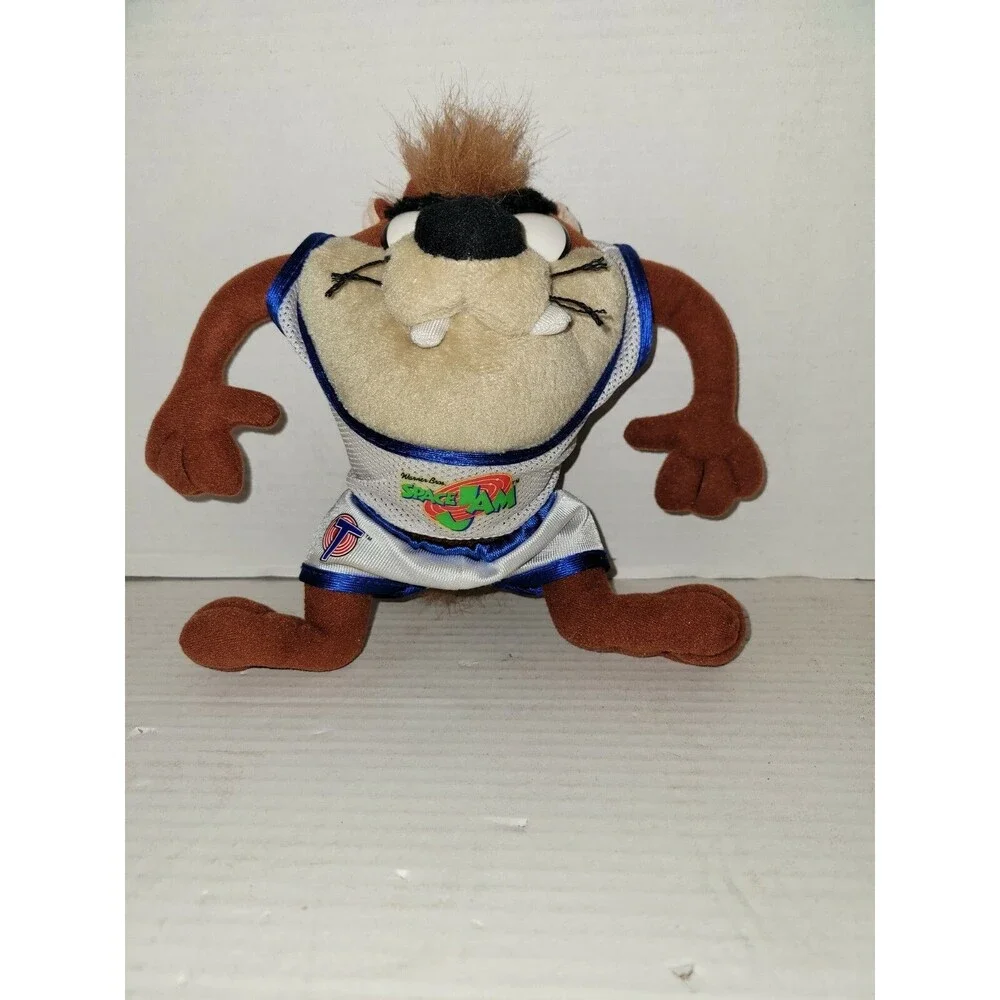 Vintage Space Jam 1996 Taz Plush McDonald's Toy Looney Tunes Tasmanian Devil