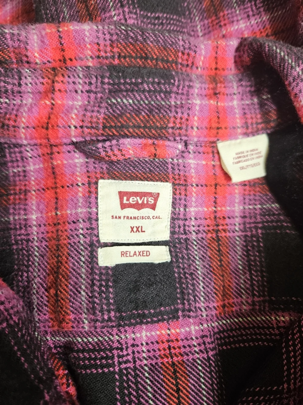 Levis classic plaid
