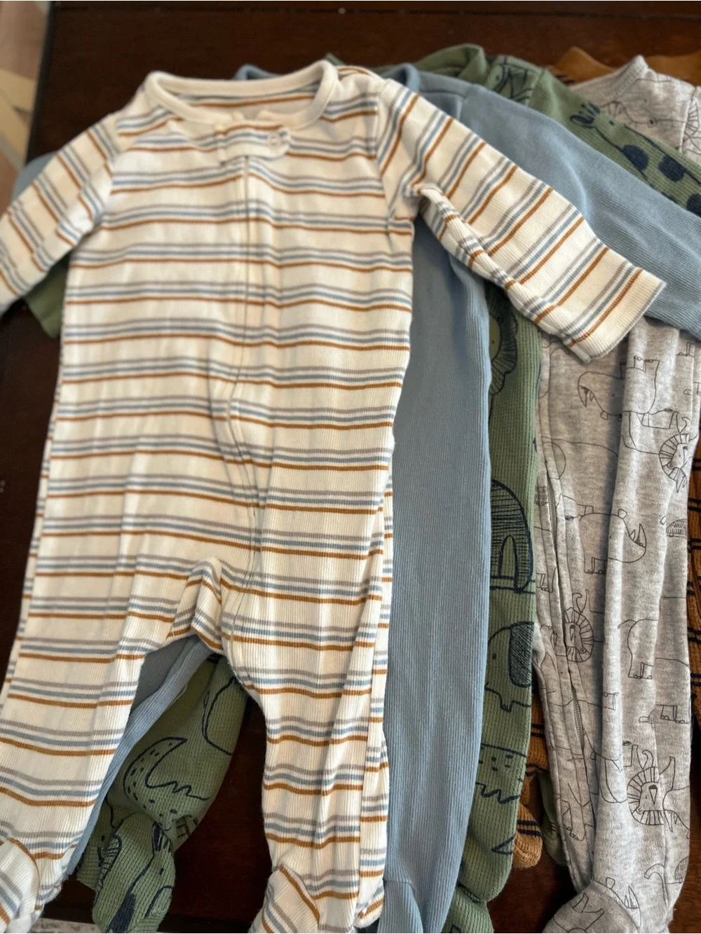 3-6M Baby Boy Footie Pajama Lot