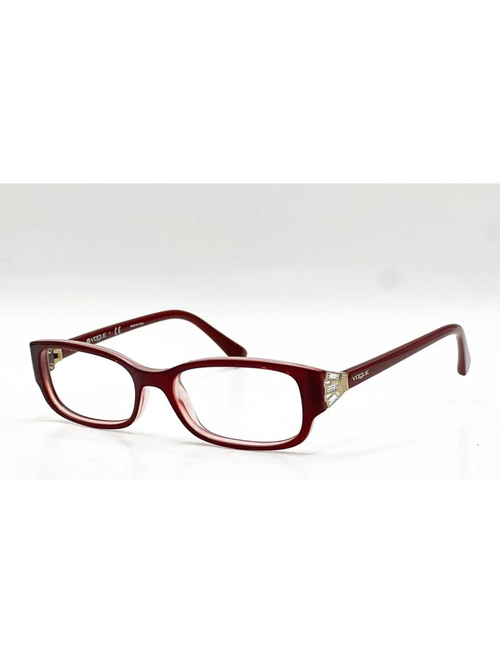 Vogue VO 5059-B 2323 Top Bordeaux on Opal Pink Authentic Eyeglass Frames 50-16
