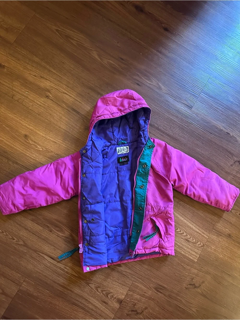 REI colorful jacket