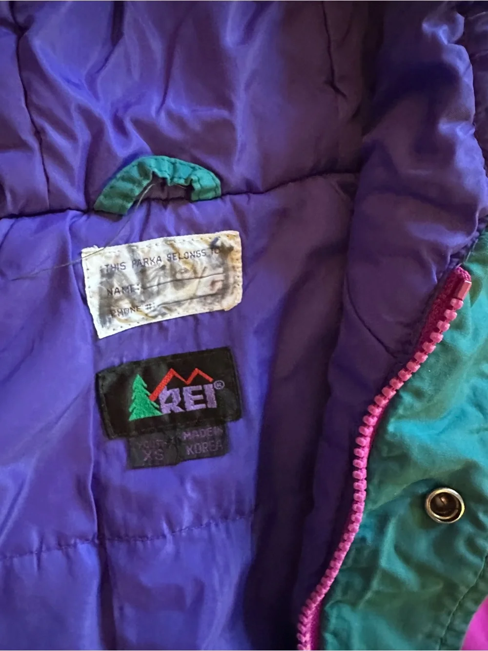 REI colorful jacket