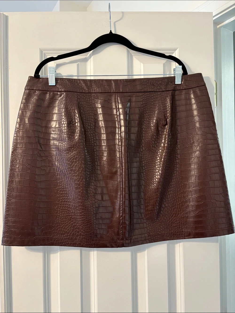 J. Crew croc embossed