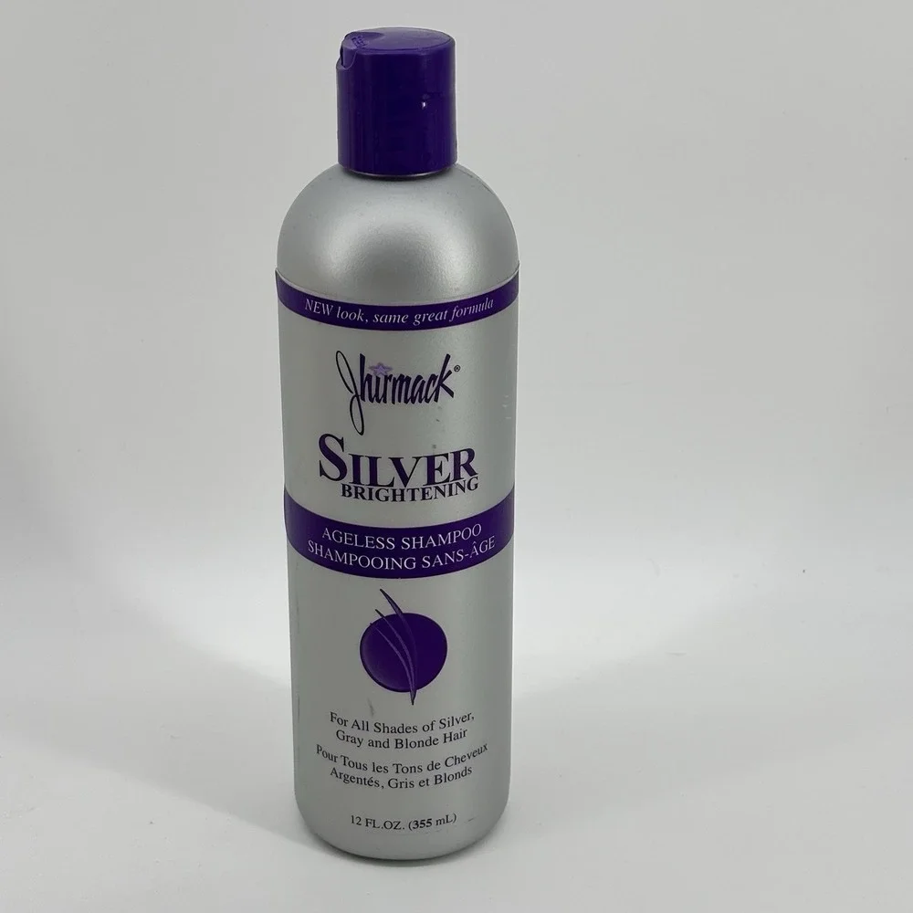 Jhirmack Silver Brightening Ageless‎ Shampoo Silver Gray Blonde Hair 12 oz