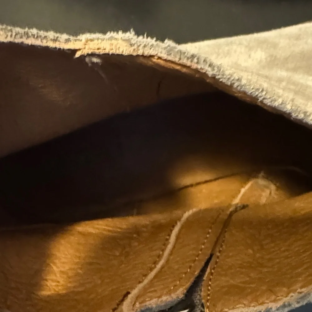 LIKE NEW Frye Taupe Suede Ankle Booties