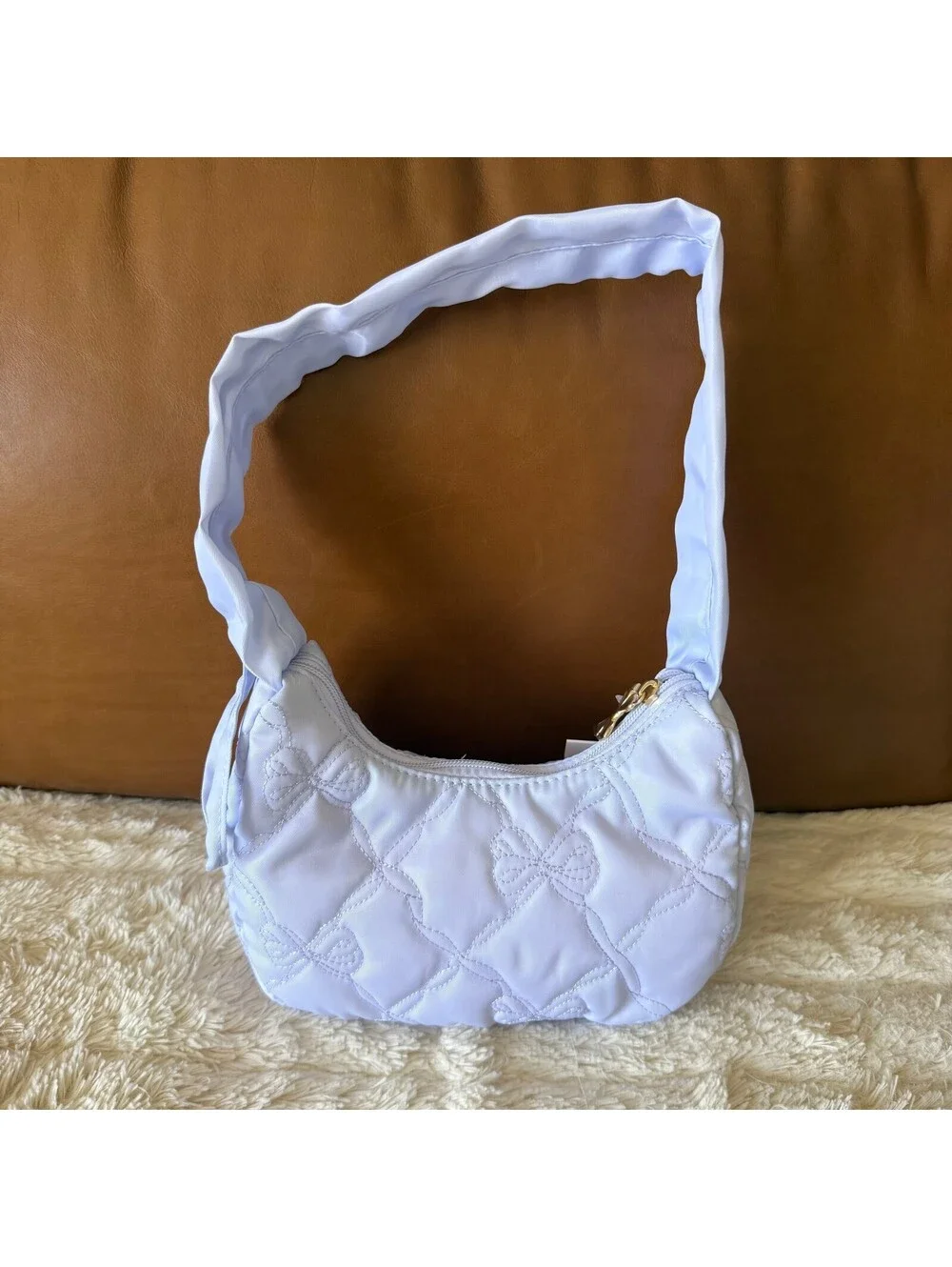 LoveShackFancy Target Yoobi Floral Shoulder Bag Breezy Blue