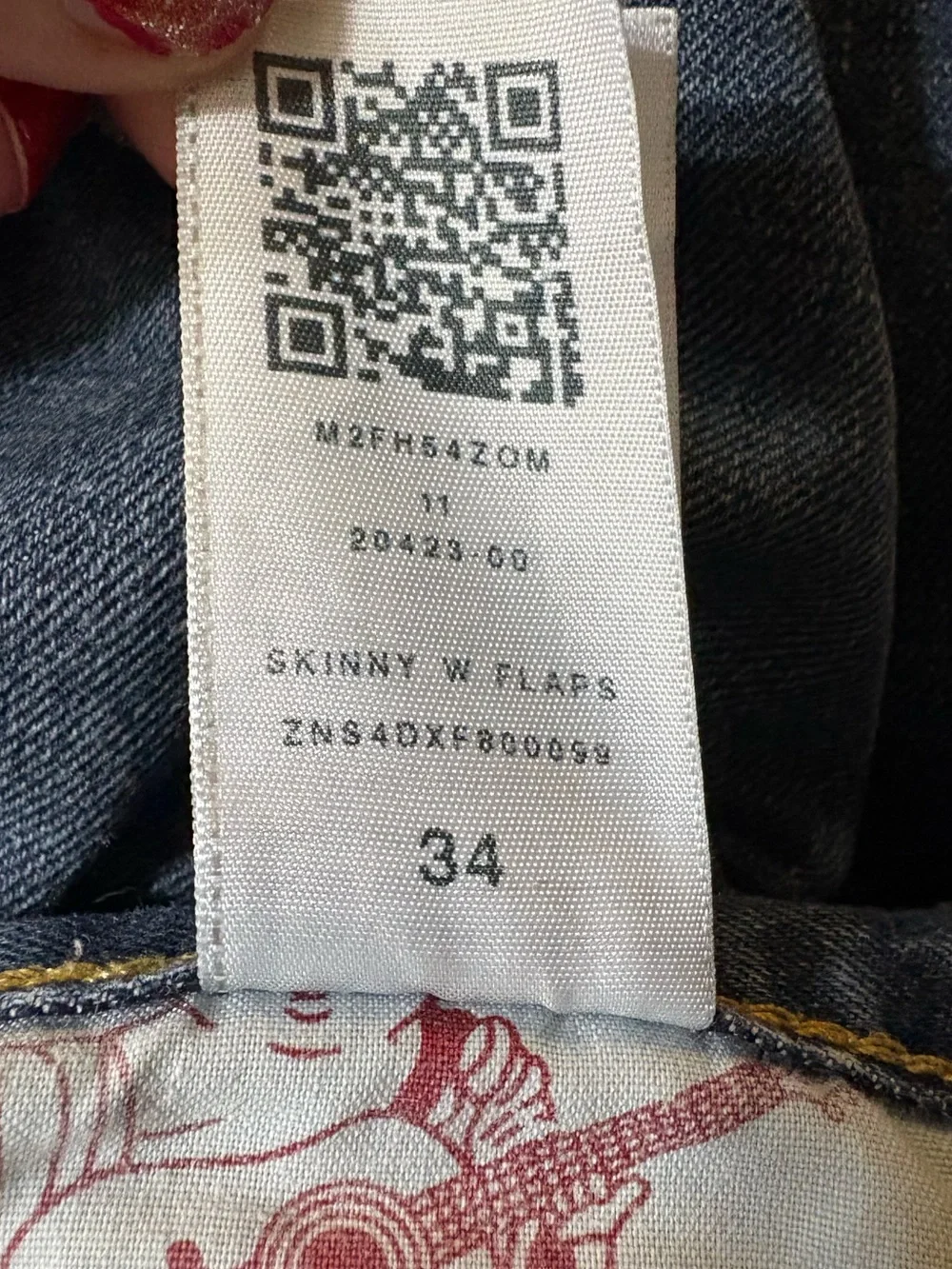 True Religion Men's World Tour Skinny With Flaps