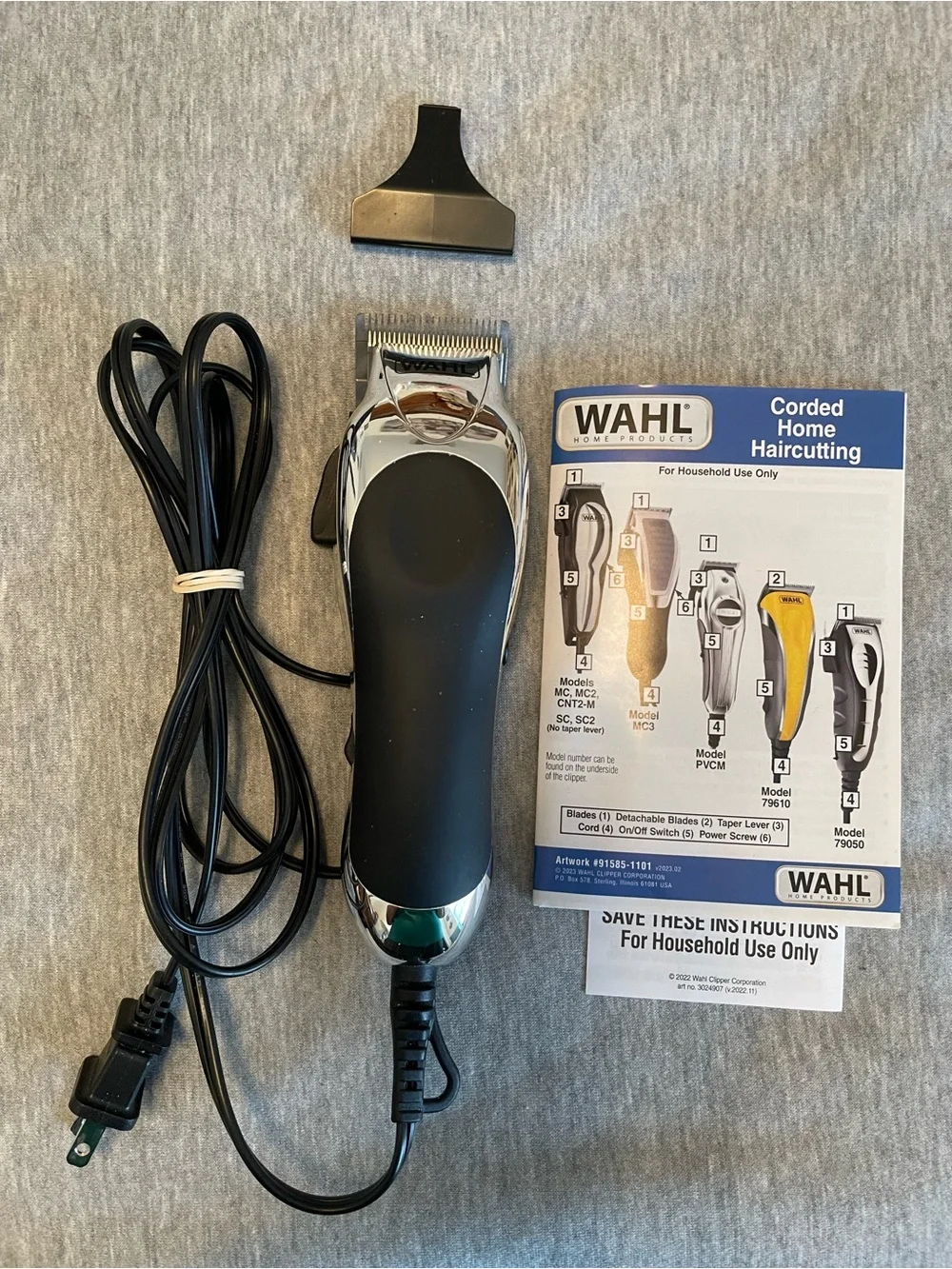 Wahl Corded Home Haircutting Grooming Kit – with Case –