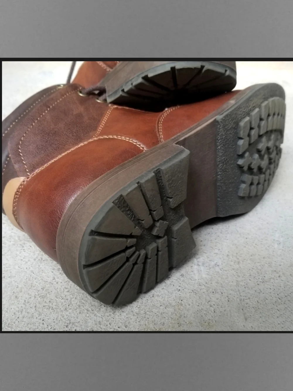 Men's 8 Chestnut Brown Cap Toe Service Boots Chukka W/ Box