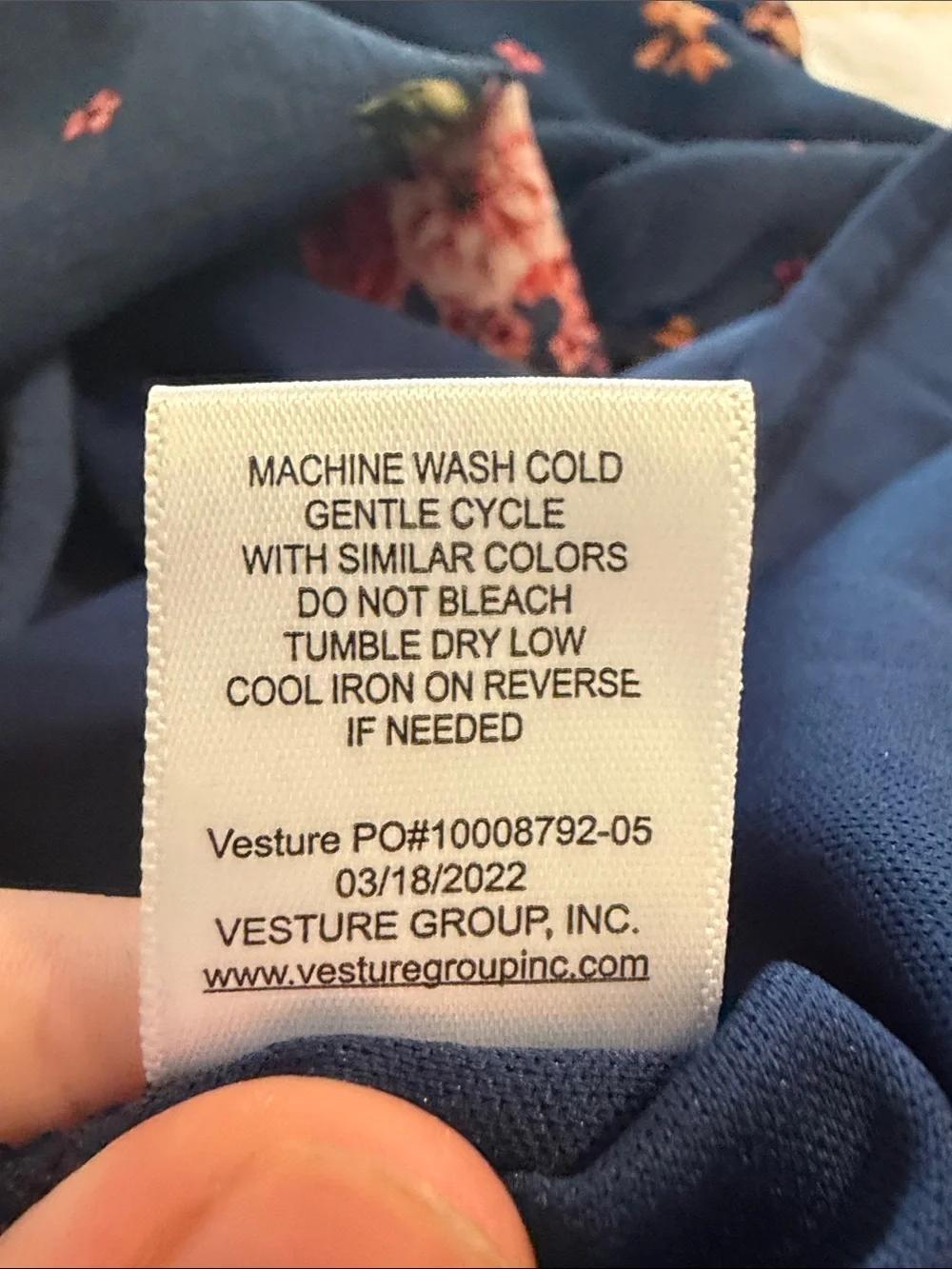 Chenault Girl navy maxi dress with floral design - Size 12
