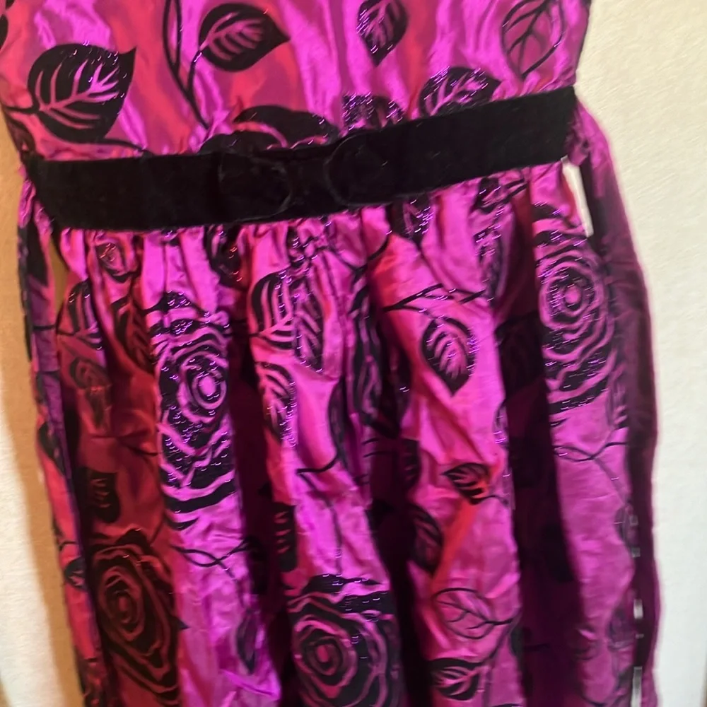 FINAL MARKDOWN Jona Michelle Floral flocked Kids Dress 7