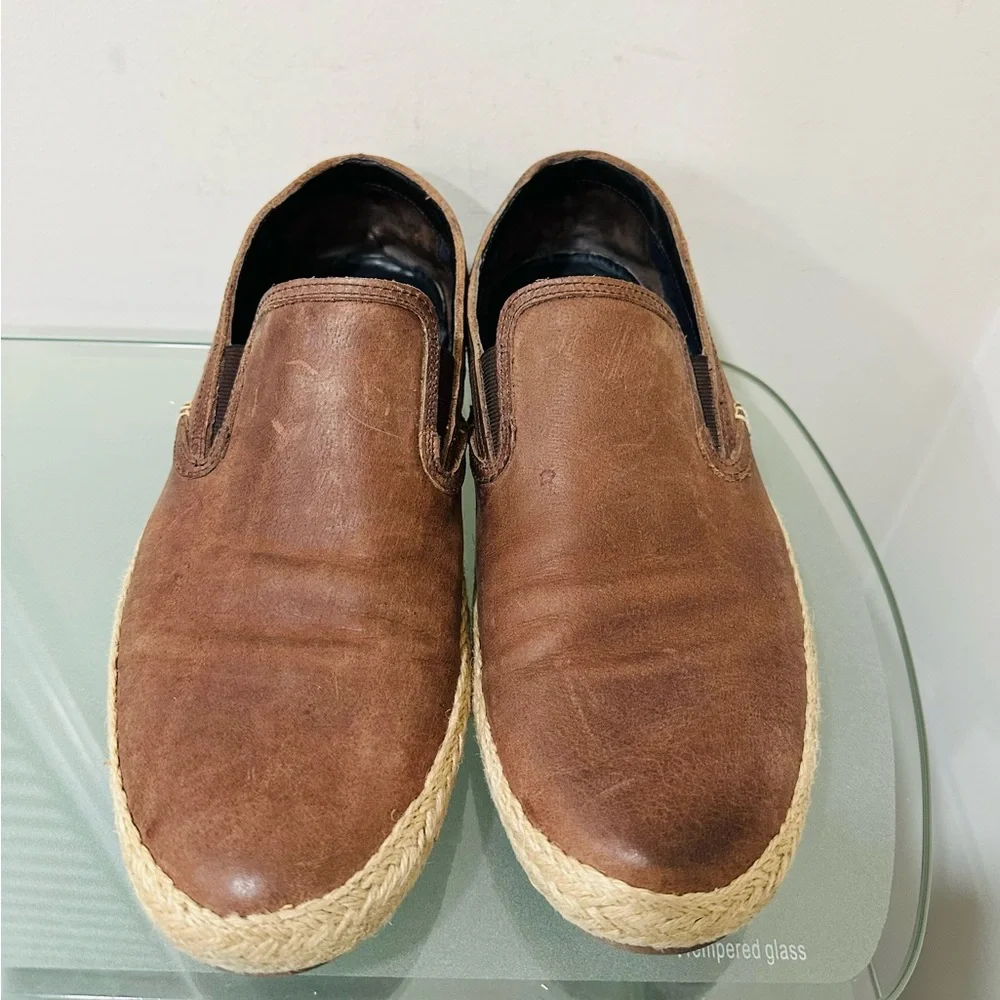 Cole Haan Slip On Loafers Shoes‎ Brown Leather Men’s Size 8,5 M